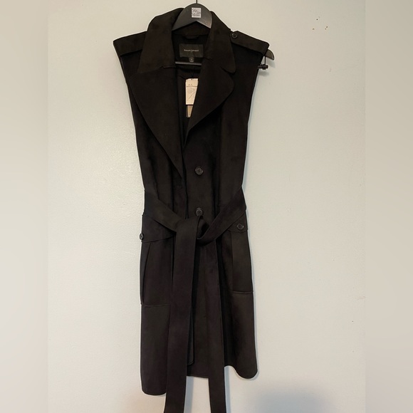 Black faux suede women’s vest!!! - Picture 5 of 10
